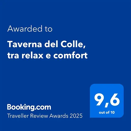 Apartman Taverna Del Colle, Tra Relax E Comfort